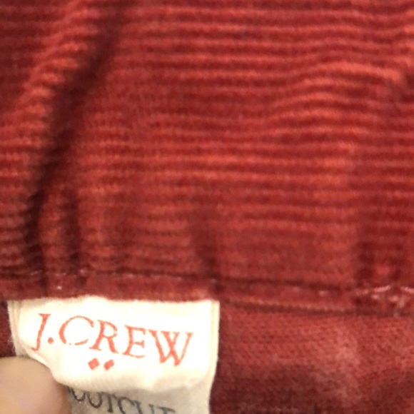 J.Crew Women’s Corduroy Pant Terra-cotta Boot cut Size small Bo ho Autumn core - Picture 12 of 17